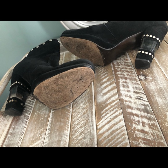 COPY - Stuart Weitzman ... glass heel Suede boot - Picture 8 of 8